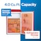 Commercial Cool 4.0 Cu. Ft. Refrigerator With Freezer, Vintage Style Refrigerator, Red CCRR4LR - alternate 3